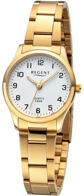 Produktbild von REGENT Damenuhr F1421 Edelstahl Quarzwerk