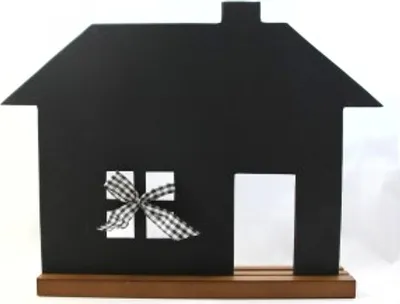 Produktbild von Schreibtafel - Kreidetafel - Tafel Haus ca 35x45 cm schwarz