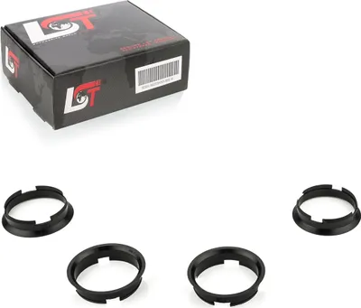 Produktbild von 4x Zentrierring Schwarz Alufelgen Ø 63,4 mm - Ø 60,1 mm für JAGUAR MERCEDES-BENZ