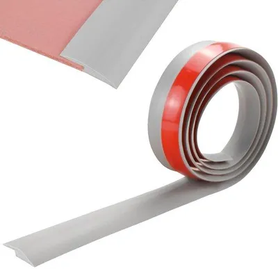 Produktbild von Selbstklebendes PVC-Übergangsprofil, selbstklebende Abdeckstreifen, Vinyl-Übergangsrail-Endprofil, Übergangsstreifen für Kanten