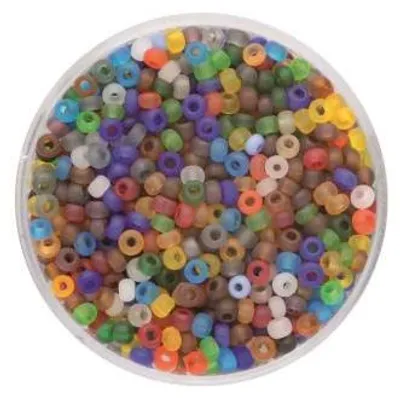 Produktbild von Glorex Rocailles Perlen 2,6 mm 17 g mattmix