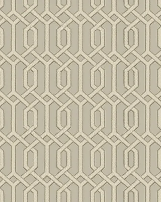 Produktbild von Profhome BA220015-DI Grafik Tapete Geometrisch grau silber 5,33 m2
