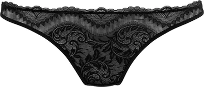 Produktbild von Petite fleur gold String mit eleganter Spitze schwarz Größe 40/42