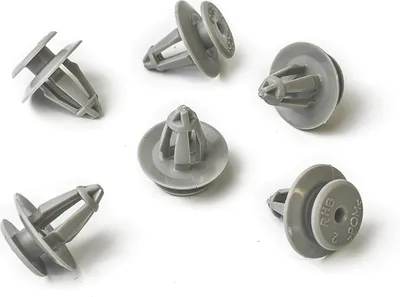 Produktbild von 20x Türverkleidung Befestigungs Clip in Grau für VW Skoda | 7M0867299K