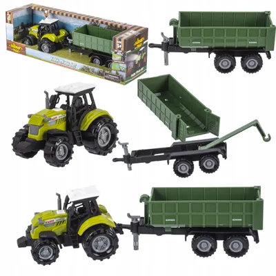 Produktbild von NORIMPEX Farm Truck set Traktor Landwirtschaftsset mit Anhänger