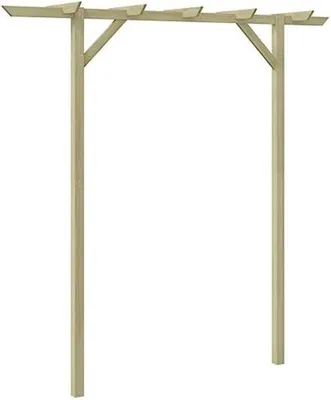 Produktbild von Famanu Holzpergola 200 x 40 x 205 CM - für Rosen und Kletterpflanzen