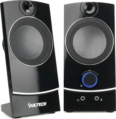 Zdjęcie produktu dla Vultech SP-330, 2-drożny, 2.0 kan., Przewodowa, 3 W, 160 - 20000 Hz, Czarny
