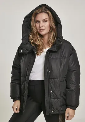 Produktbild von Urban Classics Ladies - Oversized Winterjacke schwarz - XS