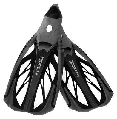 Produktbild von AQUA-SPEED Flossen - Bequeme Schwimmflossen - Taucherflossen - Ideale Flossen Zum Schnorcheln - #AsINOX, Grau/Schwarz, 40/41