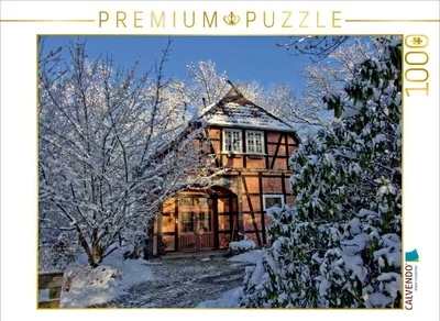 Produktbild von Calvendo Fachwerkhaus 1000 Teile Puzzle quer 640x480mm, CALVENDO; 7290673