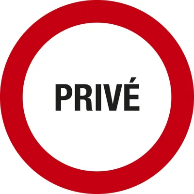 Image de Exacompta 67108E Panneau Privé 30 cm FR