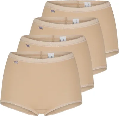 Produktbild von sloggi 4er Pack Basic+ Maxi Slip Perfekter Sitz, Mit feinen Details, Angenehm auf der Haut