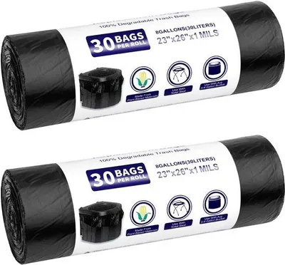 Produktbild von Biologisch abbaubare Campingtoiletbeutel - wasserdicht und leckfrei - 60 Stück von 30 Liter