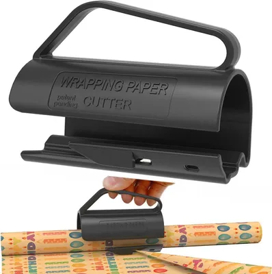 Image de Papier Cadeau Coupe Rouleaux Cutter Portable Noël Coupeur