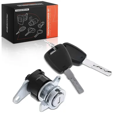 Immagine prodotto di Cilindro di chiusura per portiera - Serratura anteriore sinistra - Fiat Panda 141, dal 1980 al 2004 - Ricambio - Compatibile con il codice originale 46537790