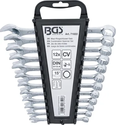 Immagine prodotto di BGS Set di chiavi combinate SW 8 - 19 mm 12 pezzi - 71022