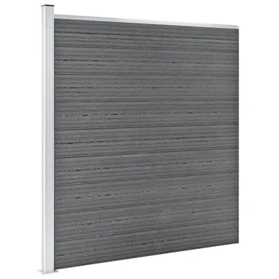 Produktbild von vidaXL Gartenzaun WPC 1564x186 cm Grau