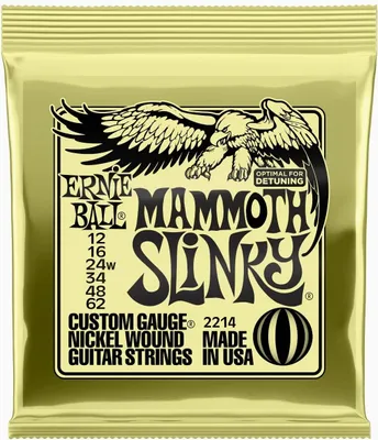 Produktbild von Ernie Ball Mammoth Slinky Nickel Wound Saiten 12-62 (2214)