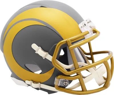 Produktbild von Riddell Speed Mini Football Helm - SLATE Los Angeles Rams