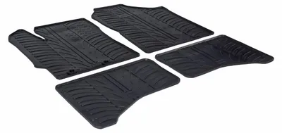 Produktbild von LAMPA Fußmatten Set Gummi für TOYOTA Yaris Schrägheck (P13) Vorne+Hinten