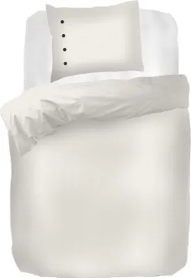 Produktbild von Kayori Shizu Bio-Baumwollsatin Bettwäsche-Garnitur Farbe Offwhite Größe 135x200+80x80 cm