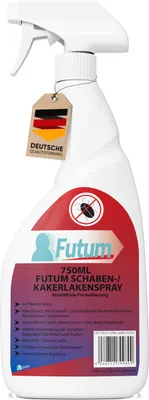 Produktbild von FUTUM 750ml Schabenspray | Biozidfreies Kakerlakenmittel | auf Wasserbasis gegen Kakerlaken, Schaben, Larven & Eier