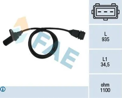 Produktbild von FAE 79295 Kurbelwellensensor Impulsgeber für FIAT Seicento / 600 Schrägheck (187) 935mm