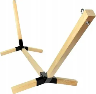 Obrázok produktu pre Rám hojdacej siete rám drevený rám závesné lehátko stabilné do 300kg PRÍRODNÉ DREVO