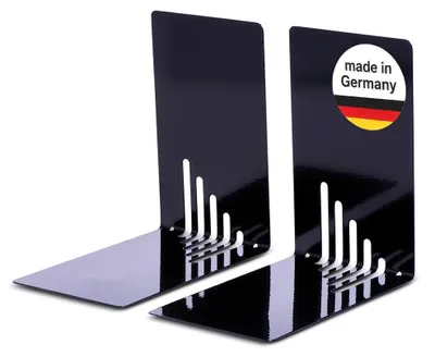 Produktbild von MAUL Buchstütze Stahl 14 x 8.5 x 14 cm schwarz