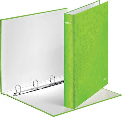 Produktbild von Zakladač 4-krúžkový Leitz WOW laminovaný 4cm zelený