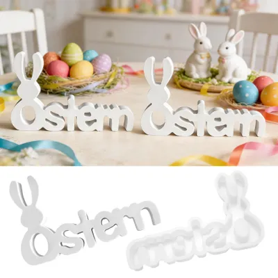 Produktbild von Silikonformen, Gießformen, Osterhasen, Frühling, DIY-Bastelprojekte, Osterdekorationen