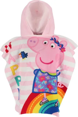 Produktbild von Peppa Pig Badeponcho für Kinder Schnell Trocknend für Strand und Pool