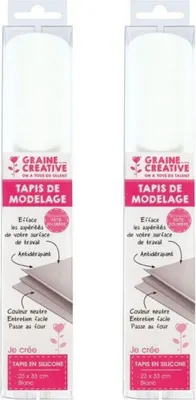Produktbild von 2 Modelliermatten für Polymer-Ton 23 x 33 cm