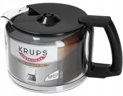 Produktbild von Krups ProAroma Glaskanne für Filterkaffeemaschine Schwarz