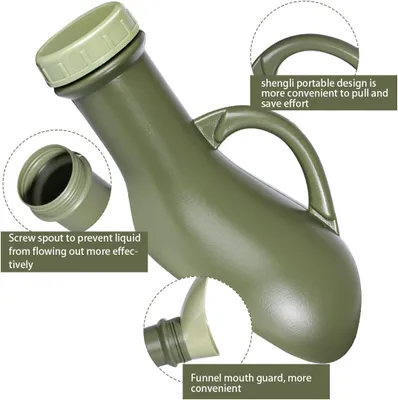 Produktbild von Urinflasche Tragbare Urinflaschen Pinkel Flaschen Notfall Urinal Toilette Männliche Urinale Incontinece Flasche für Männer Frauen 1000ML