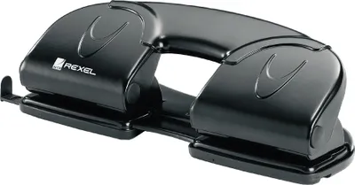 Produktbild von Rexel Vierfachlocher V412 schwarz, Schwarz