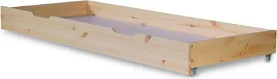 Produktbild von Homestyle4u 1910, Bettkasten Schublade Aufbewahrung Bettschublade Bettauszug Natur