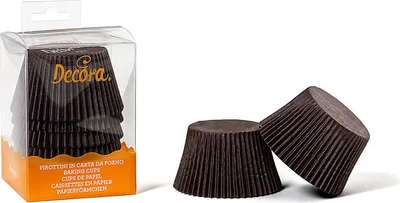 Obrázek produktu pro Klasické košíčky na muffiny hnědé 55x45mm