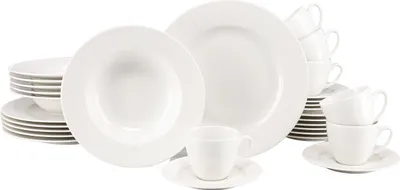 Produktbild von CreaTable, 24913, Venice Creme, Kombiservice 30-tlg, Porzellan