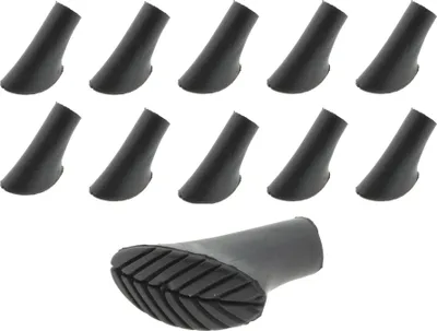 Produktbild von 10 x Gummipuffer Pads für Wanderstöcke oval