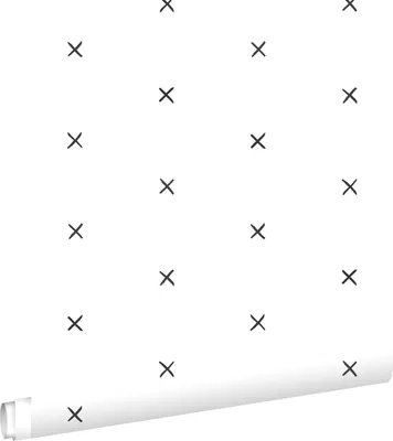 Produktbild von ESTAhome Tapete grafisches Motiv Schwarz-Weiß 53 cm x 10.05 m