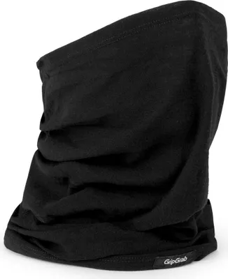 Produktbild von Gripgrab Merino Nackenwärmer Schwarz Herren,Damen Schwarz One Size