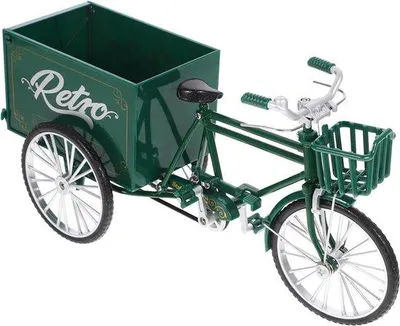 Obrázek produktu pro Vintage retro miniaturní kolo – dekorace, umělecké řemeslo, plastová krabička