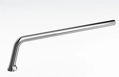 Produktbild von Ablaufrohr Chrom für Nostalgie Badewanne Naturstein freistehend 1700mm BCha - Ablauf Rohr