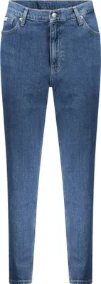 Produktbild von Nachhaltige Damen Mom Jeans in Blau aus Recycling-Denim mit Logo