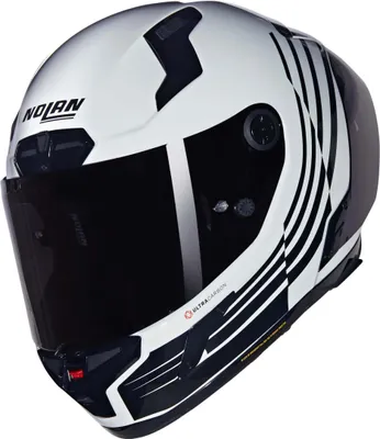 Produktbild von Integralhelm NOLAN X-804 RS ULTRA CARBON Ala 344 Schwarz Weiß größe XL