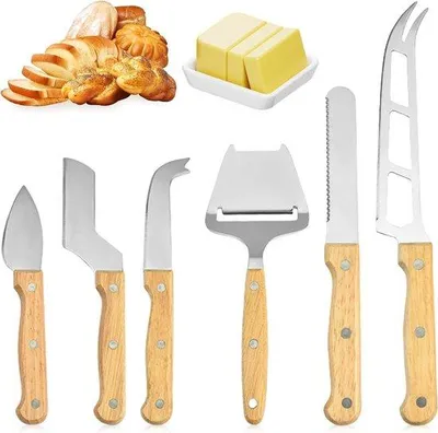 Produktbild von Käsemesserset 6-teilig Edelstahl