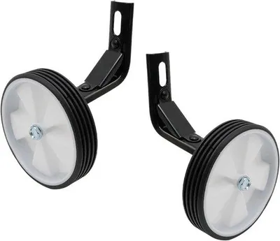 Image de Roues d'appoint pour vélos d'enfants, pièces de vélo noires, accessoires pour vélos d'enfants, vélos d'enfants, roues pour vélos d'enfants