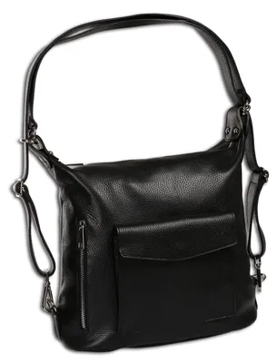 Obrázok produktu pre Čierna taška cez rameno Toscanto, veľký mestský batoh 38 x 32 x 14 cm ORT103RS1