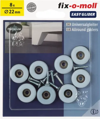 Produktbild von Universal-Gleiter Easyglider fix-o-moll rund 22 mm S